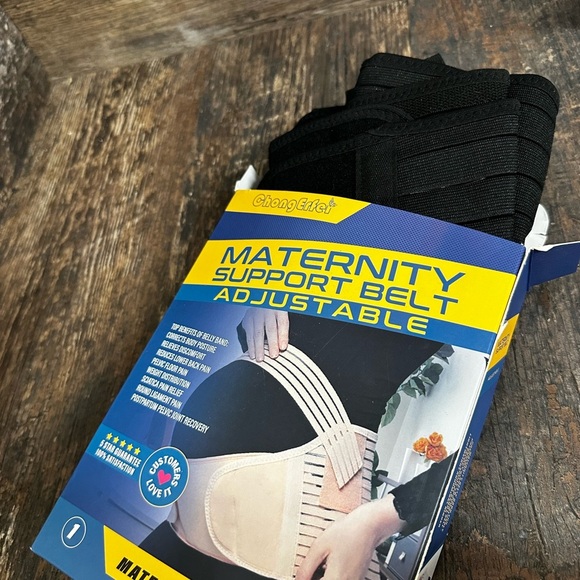 Adjustable Black Maternity Support Belt Size Large - Picture 3 of 3